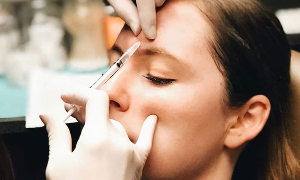 botox for womens frown lines