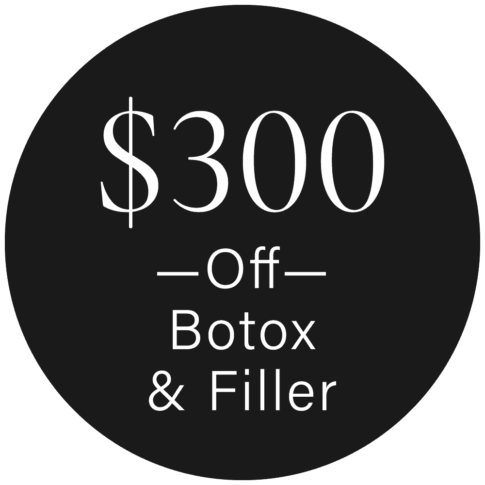300$ off botox and filler icon
