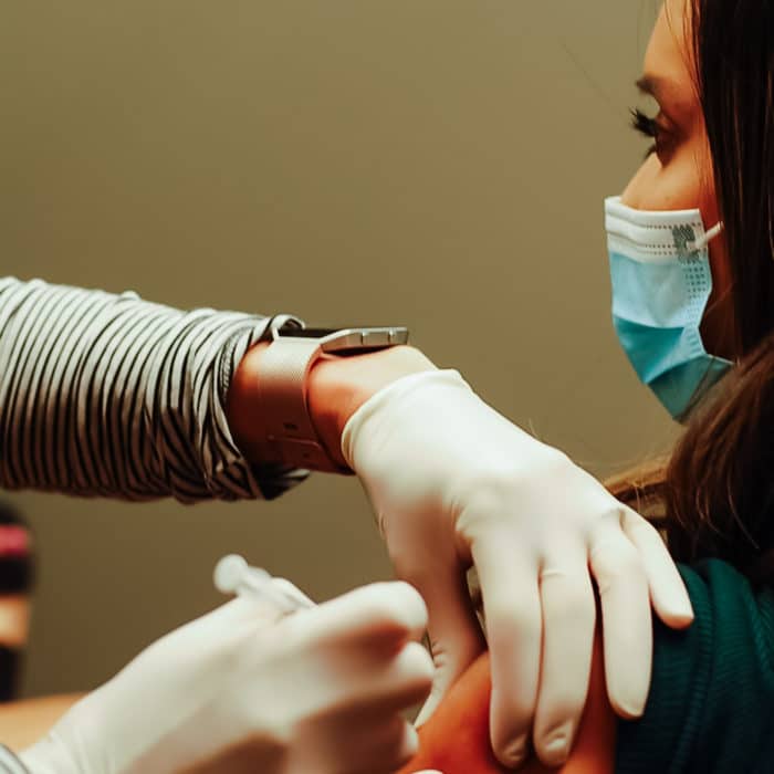 Vitamin Injections on client