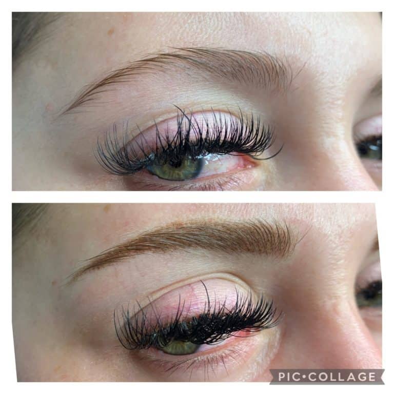 Microblading before and after