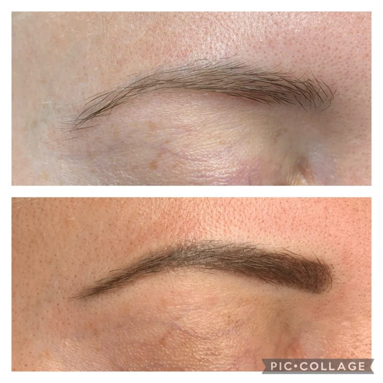 Microblading before and after