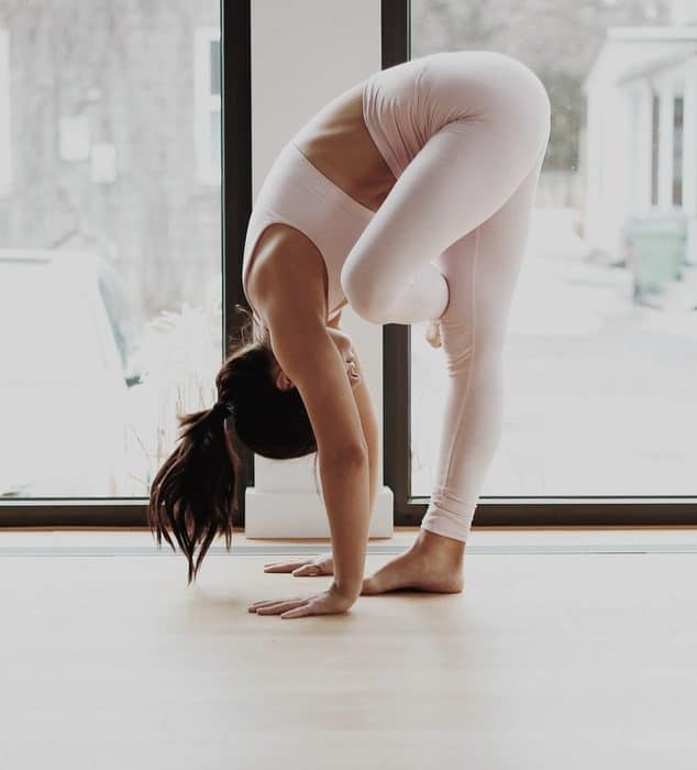 woman in yoga pose