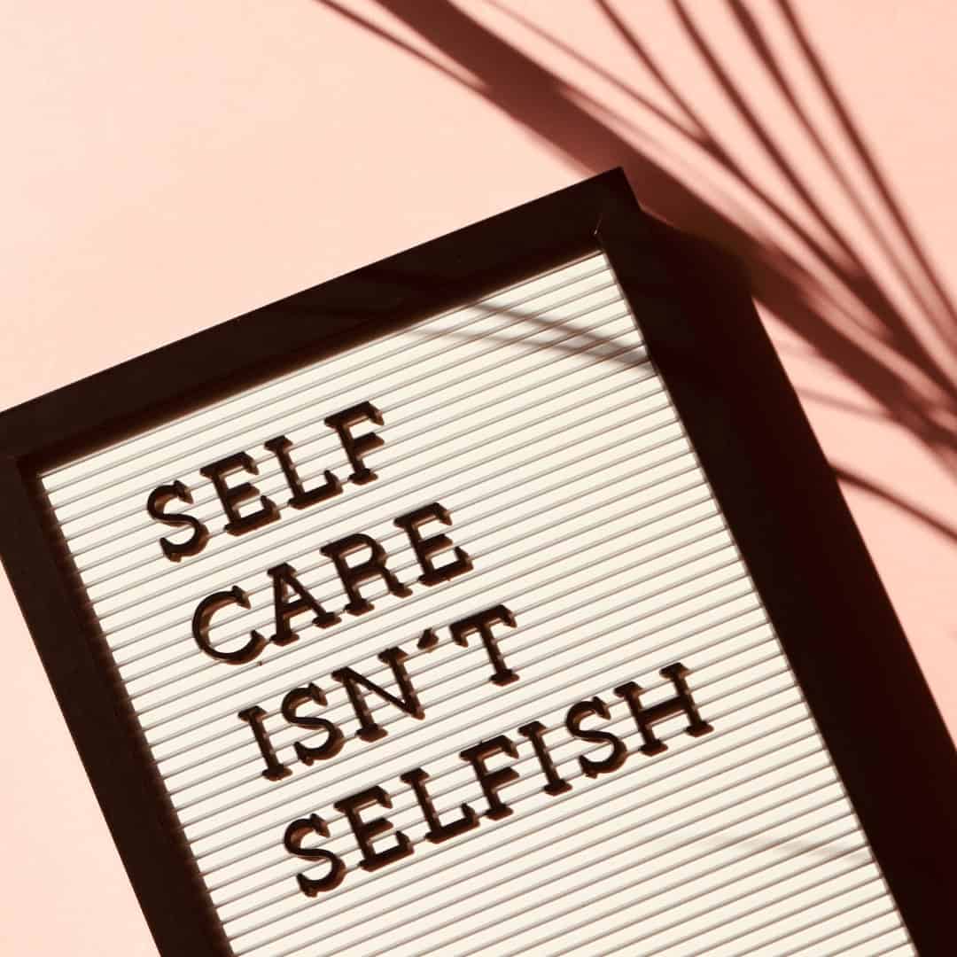 self care sign